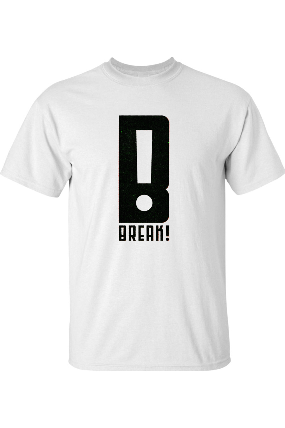 Break! - Exclamation Shirt - White