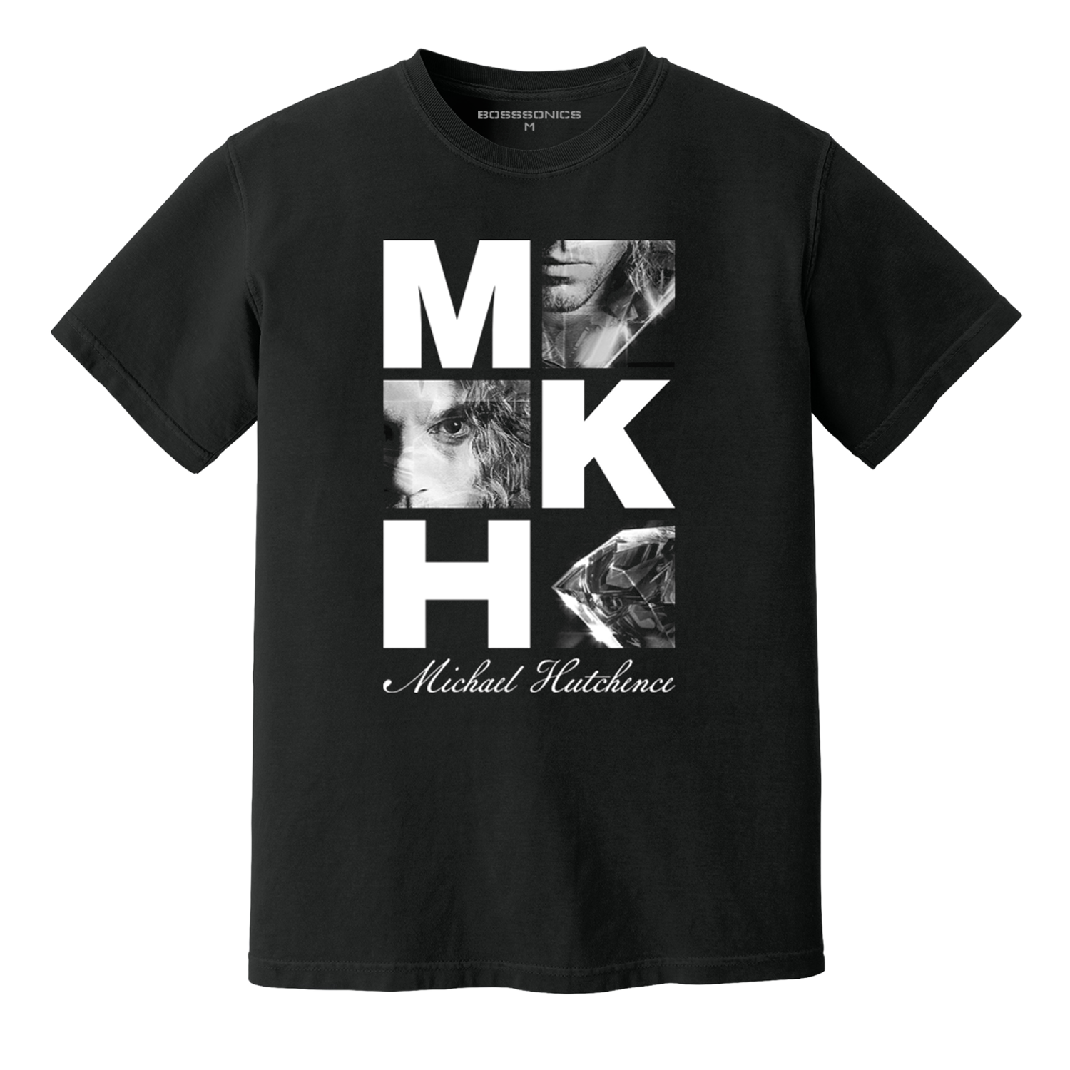 Michael Hutchence - Grid T-Shirt - Black